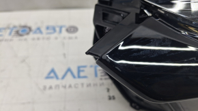 Фара передняя левая в сборе Honda CRV 23-26 LED с черным глянцевым молдингом, скол на молдинге, потертость