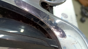 Grilă radiator BMW 3 G20 19-22 cromată sub cameră, crom crăpat, suport rupt, ciobiri, zgârieturi
