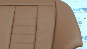 Pernă banchetă spate, rândul 2 BMW 3 G20 19-21, piele maro COGNAC, curățabilă chimic, cu găuri