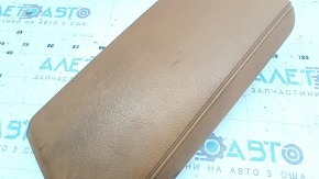Cotiera consolei centrale BMW 3 G20 19-21 piele maro COGNAC cu cusături, curățabilă chimic