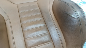 Обшивка спинки водительского сиденья BMW 3 G20 19-21 кожа коричневая COGNAC, с подогревом, под химчистку, потерт