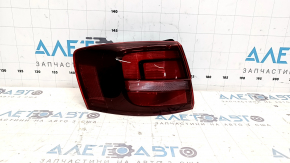 Aripa exterioară deschisă stânga VW Jetta 16-18 SUA cu halogen întunecat