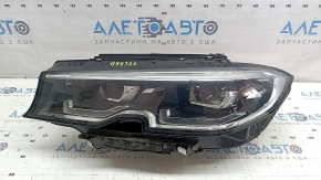 Far stânga față complet BMW 3 G20 19-23 LED adaptiv, cu suport, pentru lustruire