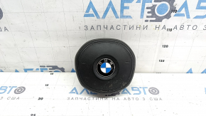 Подушка безопасности airbag в руль водительская BMW 3 G20 19-24 кожа черная, M Sport, под химчистку
