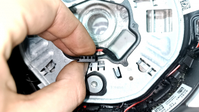 Volan fără accesorii BMW 3 G20 19-26, piele neagră cu încălzire, M Sport, cu butoane, padele, cablaj și motor vibrații, curățabil chimic, uzat