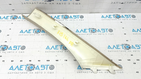 Ornament stâlp față, dreapta sus BMW X5 F15 14-18, bej OYSTER, pentru curățare chimică