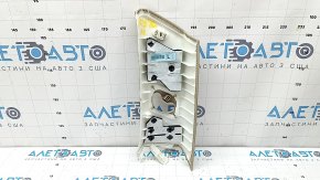 Ornament stâlp spate față stânga, culoare bej stridiu pentru BMW X5 F15 14-18, pentru curățare