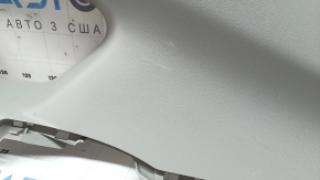 Накладка задней стойки верхняя правая Toyota Prius 30 12-15 серая, царапины, побелел пластик