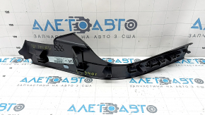 Ornament prag ușă spate stânga BMW X5 F15 14-18 negru pentru 2 rânduri de scaune cu inserție cromată E-Drive, zgârieturi