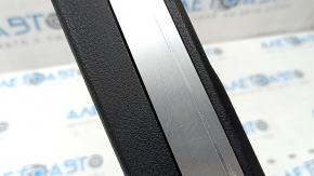 Ornament prag ușă dreapta față BMW X5 F15 14-18 negru cu inserție cromată E-Drive, zgârieturi