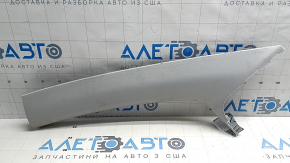 Ornament stâlp față, stânga, Tesla Model Y 20-25, gri, curățabil chimic, zgârieturi