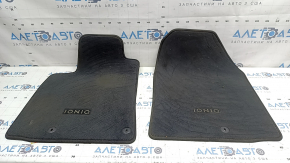 Set covorașe, material textil, Hyundai Ioniq 17-22 HEV, negru, curățabile chimic