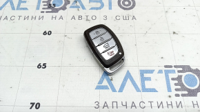 Ключ smart Hyundai Ioniq 17-19 4 кнопки, царапины, полез хром, потерта кнопка Hold