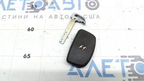 Ключ smart Hyundai Ioniq 17-19 4 кнопки, царапины, полез хром, потерта кнопка Hold