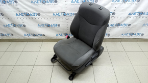 Scaun șofer pentru Toyota Prius 30 12-15 cu airbag, mecanic, velur gri închis, curățabil chimic, cute în material