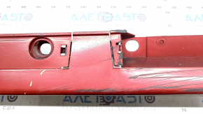 Порог правый Toyota Prius 30 10-15 красный, царапины