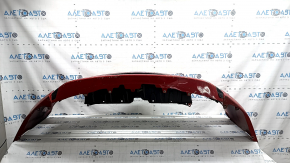 Ansamblu bara față pentru Toyota Prius 30 12-15, roșu, cu dopuri de cârlig de remorcare, grile, emblemă și cadru, zgârieturi, crăpături, găuri care nu provin din fabrică