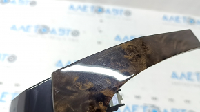 Ornament panou față stânga pentru BMW X5 F15 14-18, finisaj lemn, lucios, zgârieturi