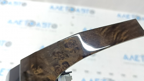 Ornament panou față stânga pentru BMW X5 F15 14-18, finisaj lemn, lucios, zgârieturi