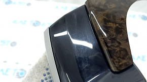 Ornament panou față stânga pentru BMW X5 F15 14-18, finisaj lemn, lucios, zgârieturi