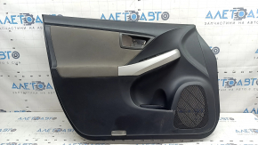 Ornament ușă, față stânga, Toyota Prius 30 10-15, negru cu inserție gri închis, material textil, curățabil chimic