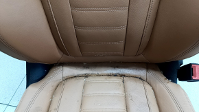 Scaun pasager BMW 3 G20 19-22 cu airbag, electric, încălzit, sport, piele maro COGNAC, curățabil chimic