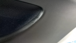 Ornamente ușă, placă portieră dreapta spate, BMW X5 F15 14-18, neagră, fără perdea, inserție și cotieră, piele Dakota Mokka maro, ornament din lemn lucios, cu iluminare din spate și mâner, bare de protecție
