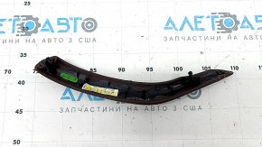 Husă mâner ușă, spate stânga BMW X5 F15 14-18, piele maro, Dakota Mokka, zgârieturi