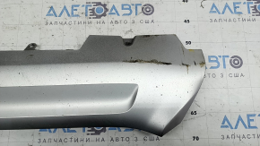 Накладка губы переднего бампера Volvo XC90 16-19 затерта, царапины