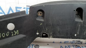 Защита переднего бампера Toyota Prius 30 12-15 рест, затерта, надрывы