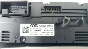 Управление климат-контролем Audi A6 C7 12-18 под 4 зоны с подогревом сидений