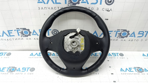Руль голый BMW X5 F15 14-18 кожа черная с подогревом, Sport, отклеилась кожа