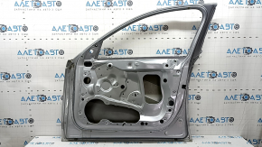Ușă dreapta față goală Audi A6 C7 12-18 argintie LZ7G, după reparație