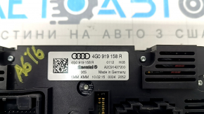 Управление климат-контролем заднего ряда Audi A6 C7 17-18 под 4 зоны с подогревом сидений