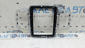 Накладка передней панели обрамление монитора Volvo XC90 16-25 черный глянец, царапины