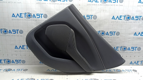 Ornamente ușă spate dreapta Ford Mustang Mach-E 21-26 negru, inserție piele neagră, cotiera piele neagră, cu mâner, zgârieturi