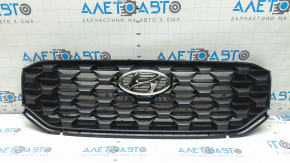 Grilă radiator Hyundai Santa FE 21-23 cu insignă, neagră