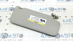 Vizor stânga Mercedes Clasa C W205 15-21 gri, fără cârlig, îndoită, crăpată la fixare