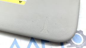 Vizor stânga Mercedes Clasa C W205 15-21 gri, fără cârlig, îndoită, crăpată la fixare