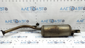 Tobă de eșapament spate cu țeavă Toyota Prius 30 10-15 ruginită