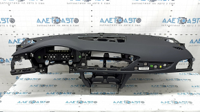 Торпедо передняя панель с AIRBAG Audi A6 C7 12-18 рест, черная
