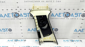 Ornament stâlp central dreapta sus pentru Audi A6 C7 12-18 sub deflector, negru, pentru curățare