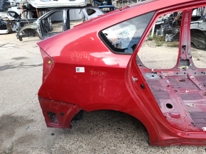 Четверть крыло задняя правая Toyota Prius 30 13-15 красная, на кузове, тычки