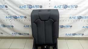 Spătarul scaunelor din spate, rândul 2, dreapta, Audi Q5 80A 21-25, piele neagră, mecanic, cu cadru inferior