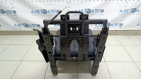 Spătarul scaunelor din spate, rândul 2, dreapta, Audi Q5 80A 21-25, piele neagră, mecanic, cu cadru inferior