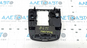 Panou de control MMI Audi A6 C7 16-18 restul, crestături pe crom, zgârieturi