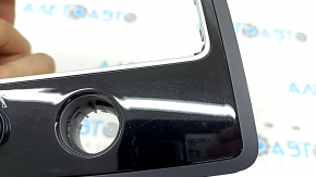 Panou de control MMI Audi A6 C7 16-18 restul, crestături pe crom, zgârieturi