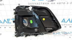 Grilă bara față stânga Audi Q5 80A 21-25 negru mat cu crom, S-Line, pentru radar și senzori de parcare
