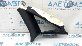 Ornament lunetă dreapta pentru Audi A6 C7 12-18, negru, elemente de fixare rupte, uzat