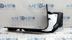 Ornament prag interior ușă, față stânga, Audi Q5 80A 18-25, negru, zgârieturi